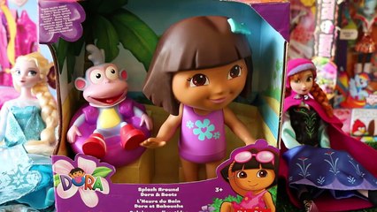 Dora the Explorer and Boots Bath toy Review: Play Doh Toys for kids