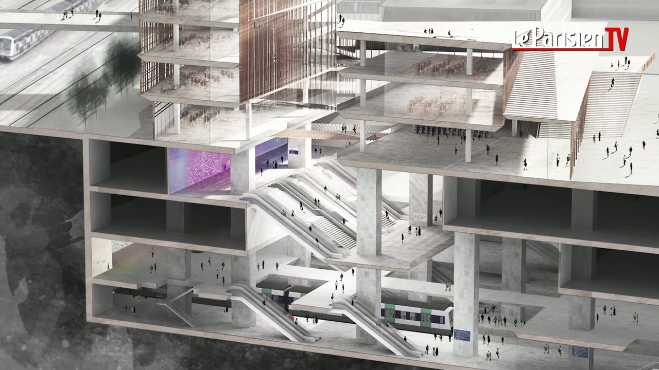 A quoi ressemblera la gare géante Saint-Denis Pleyel ?