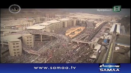 Crane crash victims performing Hajj