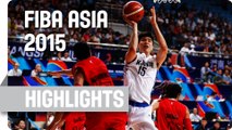 Korea v Jordan - Group C - Game Highlights - 2015 FIBA Asia Championship