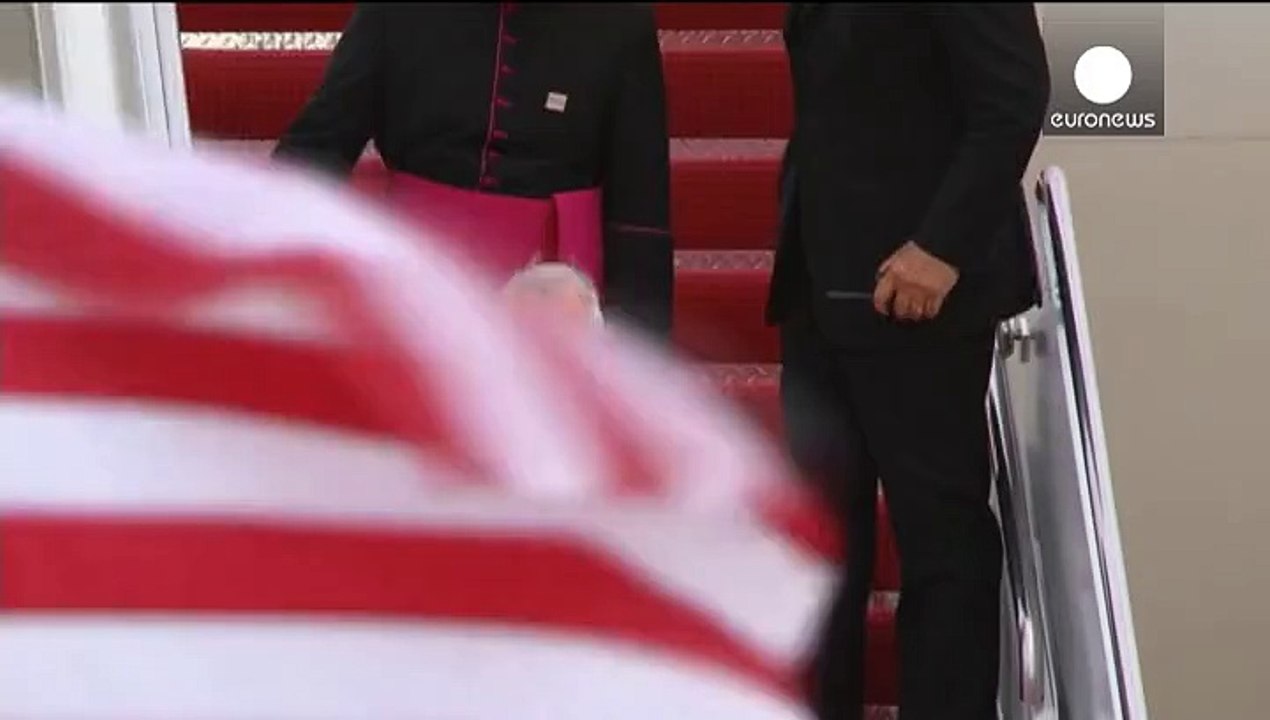 Premiere für papst franziskus: pontifex zu erstem usa-besuch in washington eingetroffen