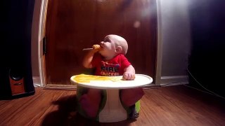How To Eat Baby Food With Jaxon