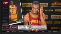 Andrew Wiggins Interview Goes Awkward When Asked About Kevin Love Trade | August 4, 2014