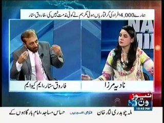 The Reason of destroying MQM is ITs leader Altaf Hussain.Nadia Mirza