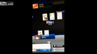 Drunk online poker dude loses his s**t after losing his coin
