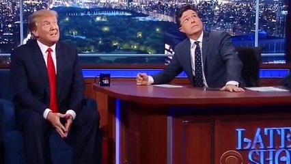 Stephen Colbert apologized to Donald Trump on the 'Late Show'