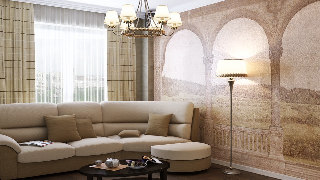 Интерьер квартиры на проспекте Луначарского, 120 кв.м.