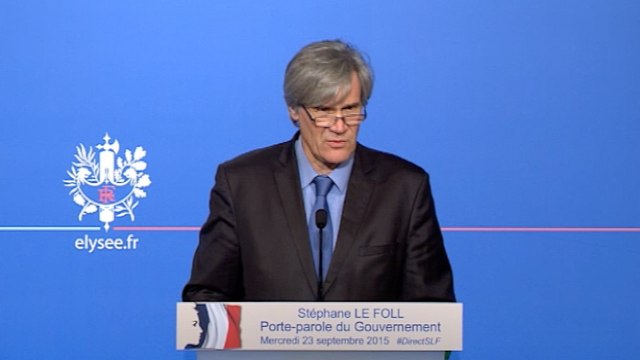 Compte rendu du Conseil des ministres du 23 septembre 2015