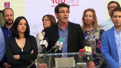 Jorge Rodríguez fa valoracions dels 100 primers dies de govern a Ontinyent