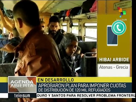 ACNUR: Insuficiente, cifra pactada por la UE para acoger refugiados