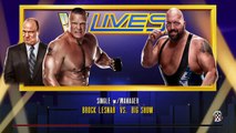 WWE Network October 3 MSG Brock Lesnar vs big show
