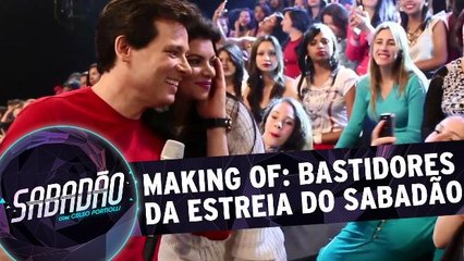 Making Of: Veja bastidores da estreia do programa