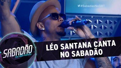 Léo Santana canta no Sabadão