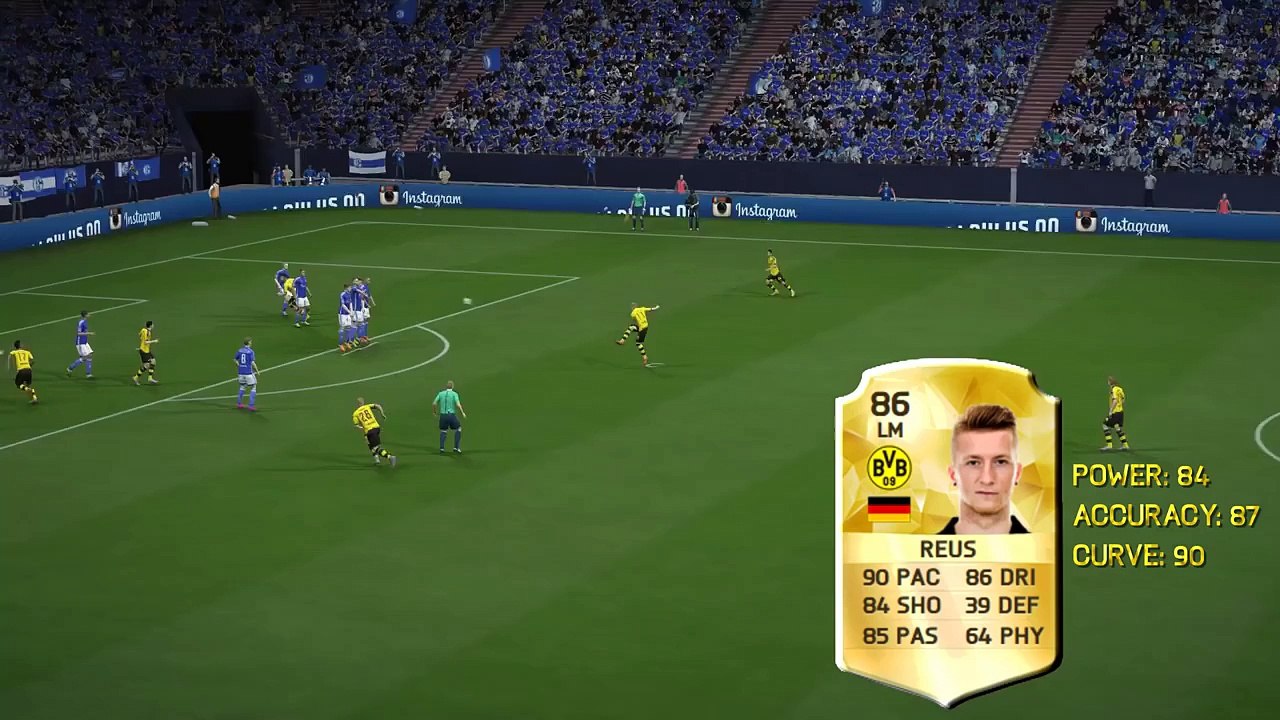 FIFA 16 : Les meilleurs tireurs de coup franc