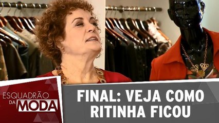 Veja como Ritinha ficou após passar pelo esquadrão