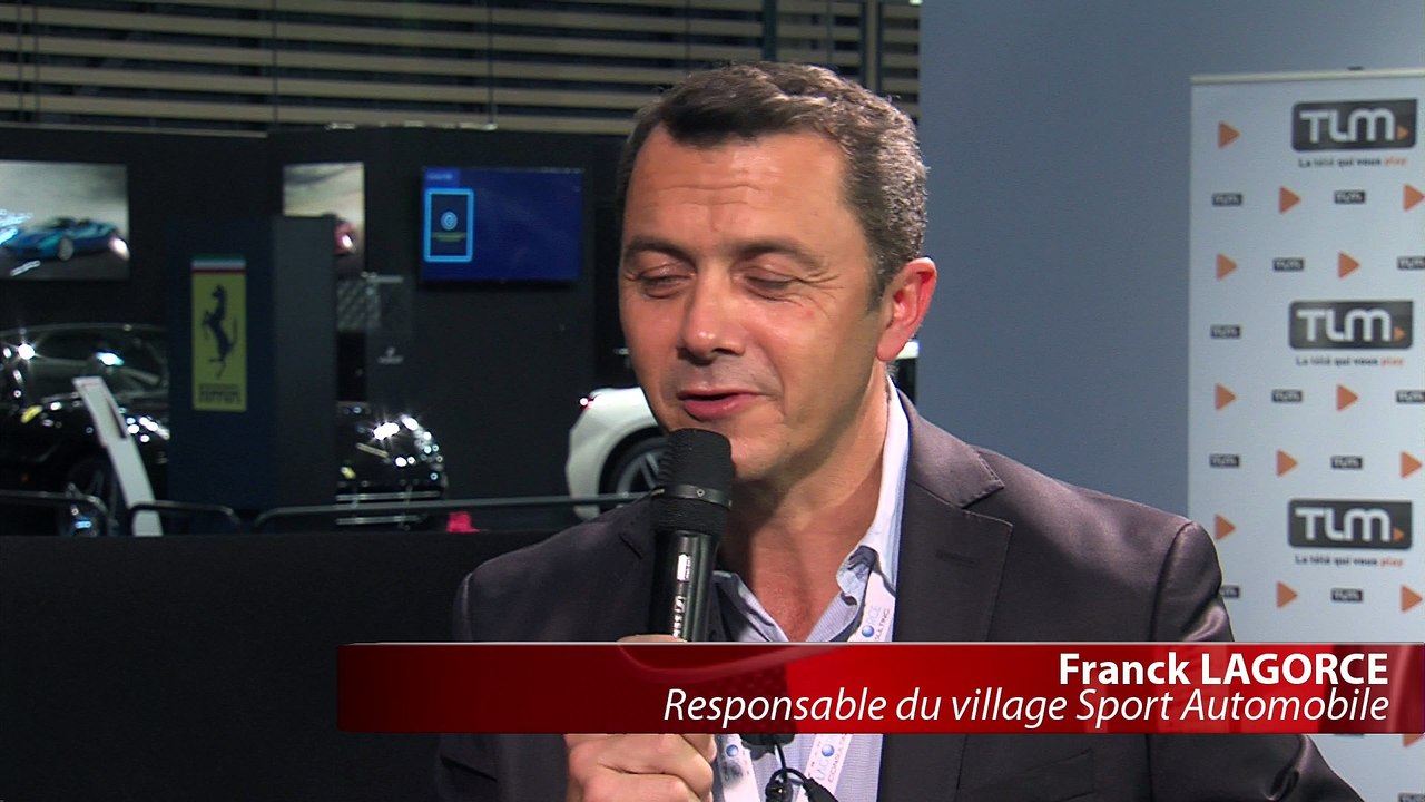 Franck Lagorce Responsable du village Sport Automobile