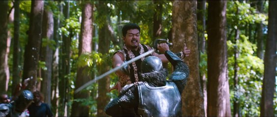 Puli - Official Trailer 2  Vijay, Sridevi, Sudeep, Shruti Haasan, Hansika Motwani