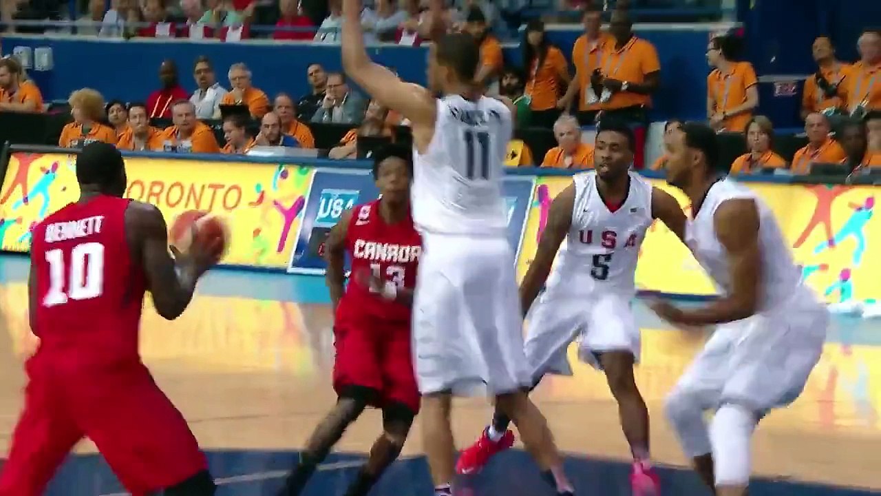 Les highlights d' Anthony Bennett lors de la victoire du Canada face aux USA aux Jeux Panaméricains (18pts 14 rebs)