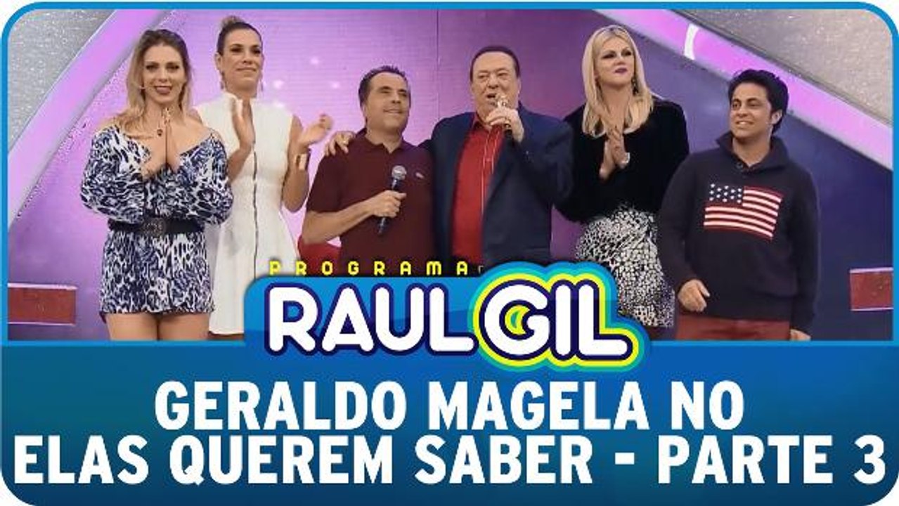 Geraldo Magela no Elas Querem Saber - Parte 3