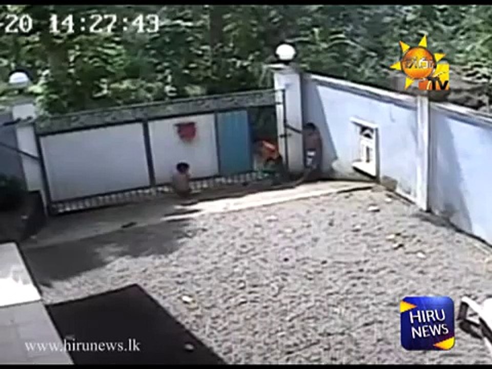 Gate crashes on two kids