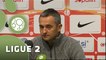 Conférence de presse AS Nancy Lorraine - AJ Auxerre (0-1) : Pablo  CORREA (ASNL) - Jean-Luc VANNUCHI (AJA) - 2015/2016