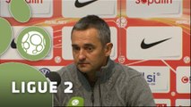 Conférence de presse AS Nancy Lorraine - AJ Auxerre (0-1) : Pablo  CORREA (ASNL) - Jean-Luc VANNUCHI (AJA) - 2015/2016