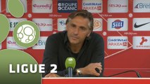 Conférence de presse Stade Brestois 29 - Chamois Niortais (1-1) : Alex  DUPONT (BREST) - Régis BROUARD (CNFC) - 2015/2016