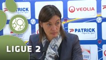 Conférence de presse Clermont Foot - AC Ajaccio (2-1) : Corinne DIACRE (CF63) - Olivier PANTALONI (ACA) - 2015/2016