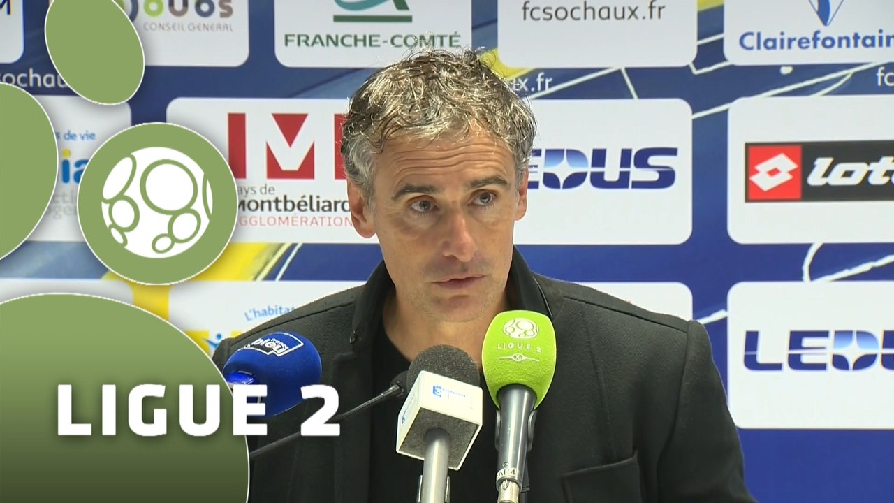 Conférence de presse FC Sochaux-Montbéliard - Dijon FCO (0-1) :  (FCSM) - Olivier DALL'OGLIO (DFCO) - 2015/2016