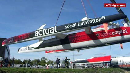 Voile. Actual a été mis à l'eau