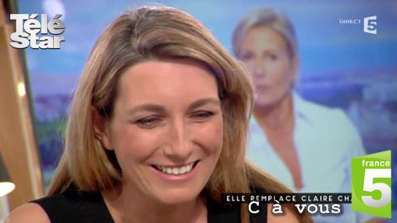 C à vous : Anne-Claire Coudray  n'a pas souhaité répondre au message de Claire Chazal