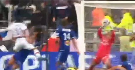 Alexandre Lacazette Amazing Shot Chance - Lyon vs Bastia - Lige 1 - 23.09.2015