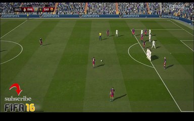 FIFA16 Leo Messi Amazing free kick goal