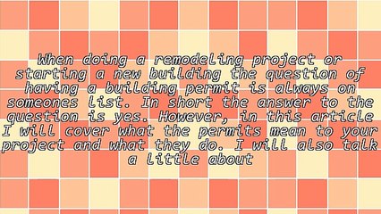 Are Building Permits Really Necessary?
