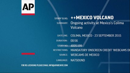 Imagens mostram explosão do vulcão Colima no México
