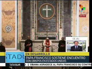 Francisco celebra una misa con los obispos de EE.UU.