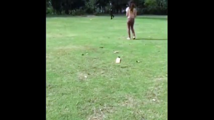 Imran Khan enjoying Cricket with Reham Khan kids in Bani Gala