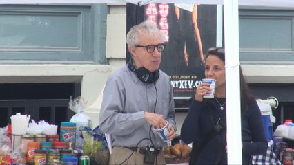 Woody Allen Caught On Set Munching and More Celeb Sightings