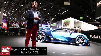 Bugatti Vision Gran Turismo : pas du même monde [VIDEO A FRANCFORT]