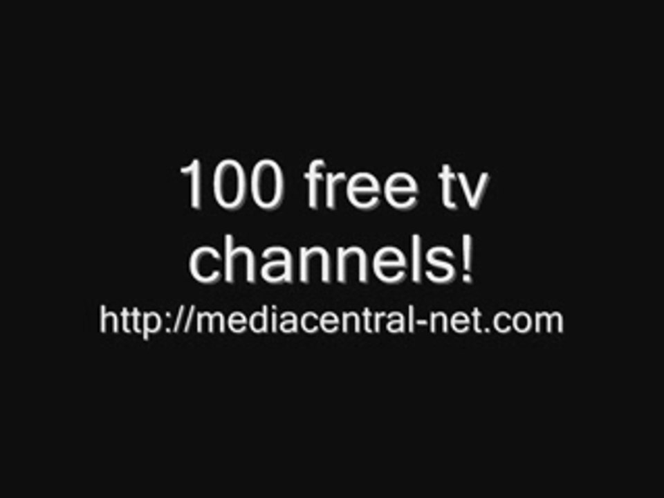 100 tv channels!