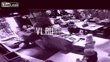 LiveLeak.com - Russia: Brawl and Shooting at a Popular Restaurant