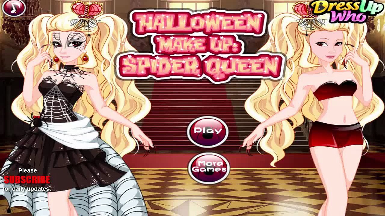 ╠╣Đ▐ 358 ► Halloween Scary Make Up game - Spider Queen Facial Spa and Dress Up