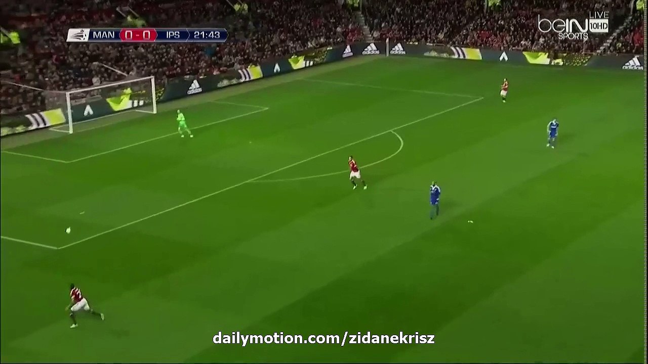 Wayne Rooney 1:0 HD | Manchester United v. Ipswich Town 23.09.2015 HD