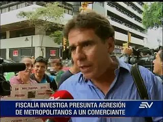 Fiscalía investiga presunta agresión de metropolitanos a heladero