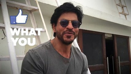 Check out SRK's 'gyan' in Facebook style
