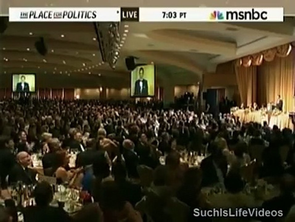 President Barack Obama roasts Donald J. Trump