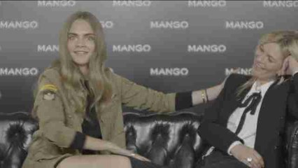 Clara Delevingne y Kate Moss desatan la locura de en Milán