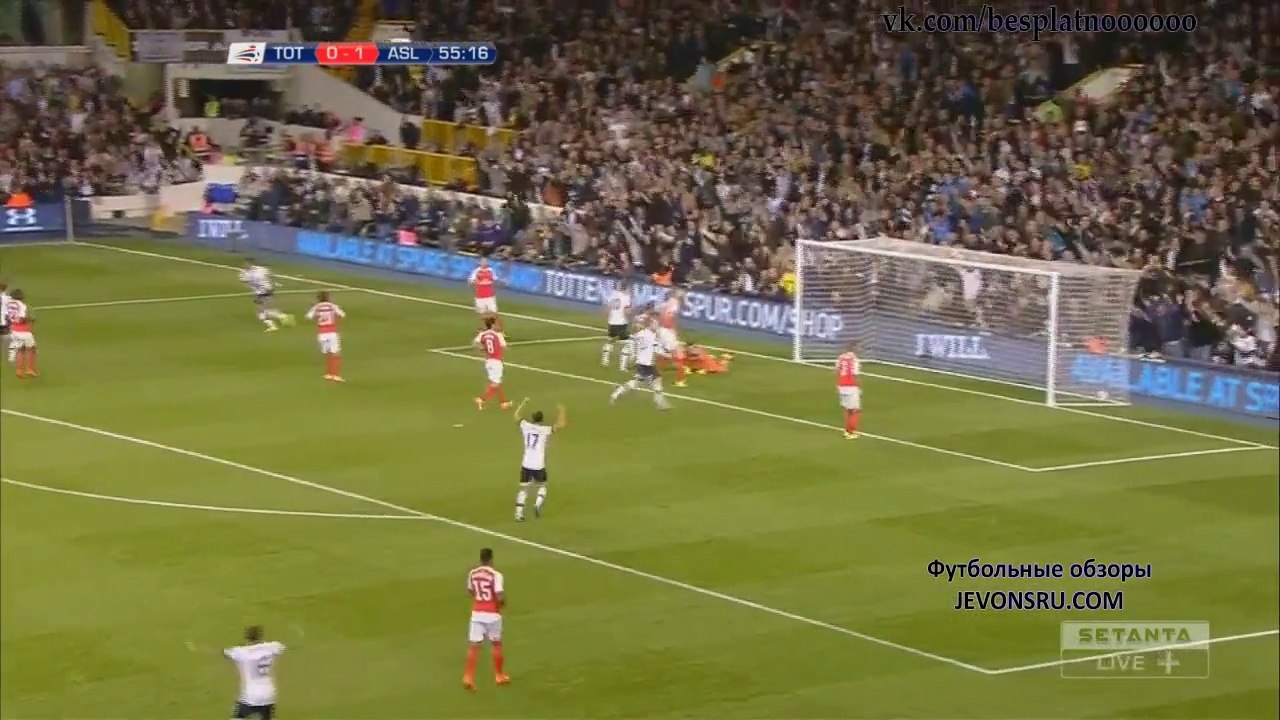 Tottenham Hotspur 1 - 2 Arsenal All Goals and Full Highlights 23/09/2015 - Capital One Cup