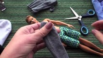 Blusa para o Ken da Barbie utilizando meias! Como fazer?