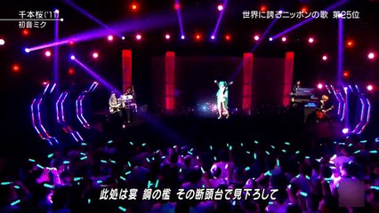 初音ミク - 千本桜をライヴ！！